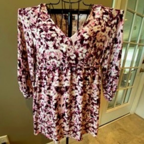 PEA IN THE POD SIZE LARGE FLORAL MATERNITY SHIRT - Picture 5 of 11